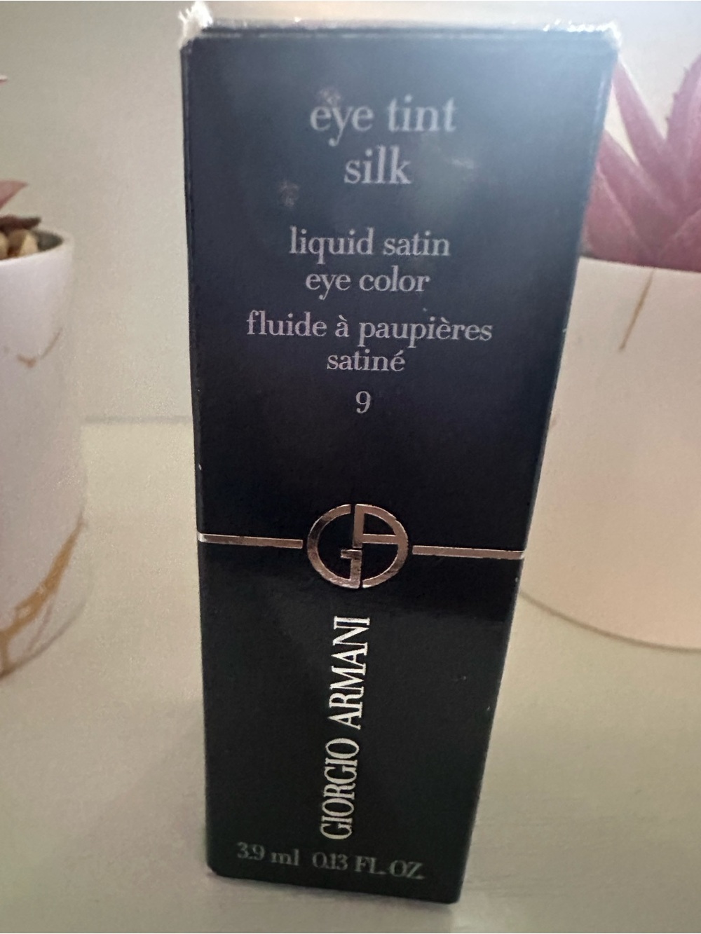 Giorgio Armani Eye Tint Silk Liquid Satin Eye Color - Black Packaging- Cooper 9